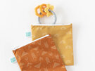 Bumkins Reusable Snack Bag Large 2 Pack - Boho