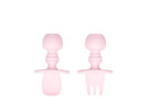 Bumkins Silicone Chewtensils - Pale Pink