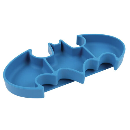 Bumkins Silicone Grip Dish Batman Blue