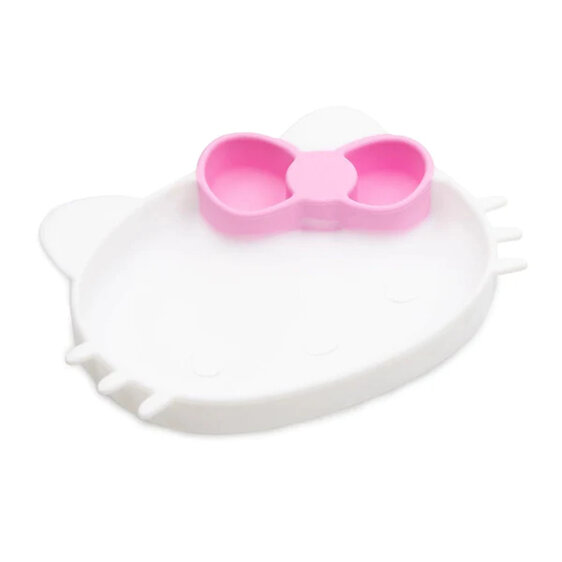 Bumkins Silicone Grip Dish Hello Kitty Sanrio toddler baby plate bowl suction