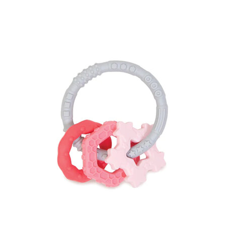 Bumkins Silicone Teething Charms: Pink