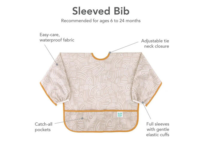 Bumkins Sleeved Bib - Boho Wander baby toddler