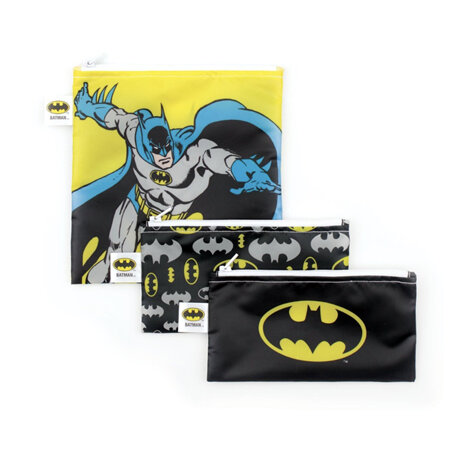Bumkins Snack Bag 3 Pack Combo Batman