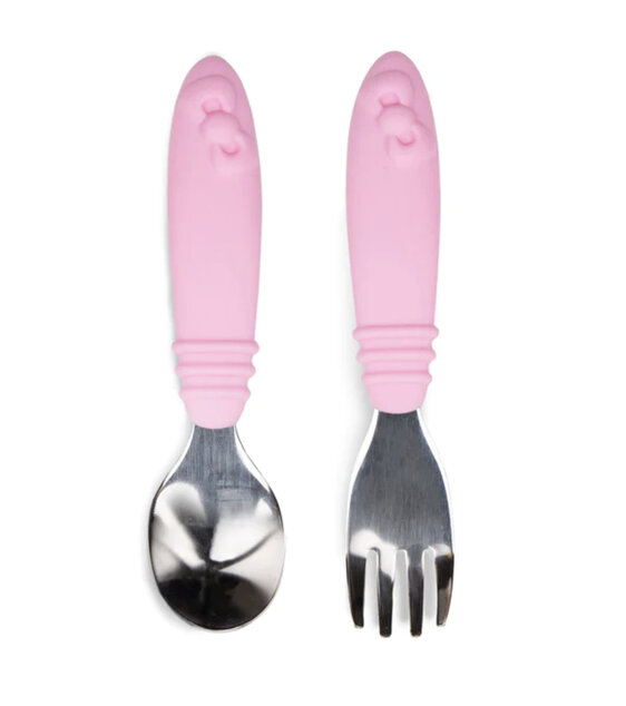 Bumkins Spoon and Fork Hello Kitty Sanrio