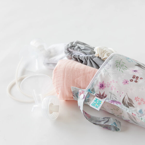 Bumkins Wet Bag Floral  baby nappy togs