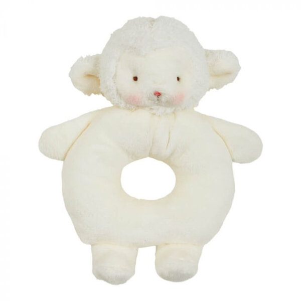 Bunnies By The Bay Ring Rattle Kiddo Lamb