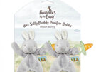 Bunnies By The Bay Wee Silly Buddy Bloom Bunny Pacifier Holder Twin Pack