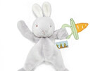 Bunnies By The Bay Wee Silly Buddy Bloom Bunny Pacifier Holder Twin Pack