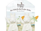Bunnies By The Bay Wee Silly Buddy Bun Bun Bunny Pacifier Holder Twin Pack