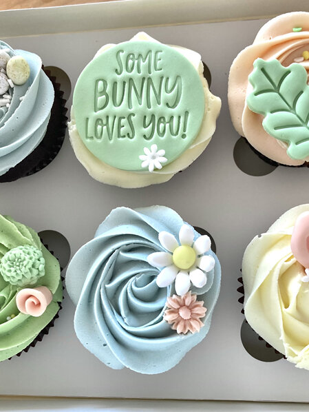 Bunny Love cupcakes