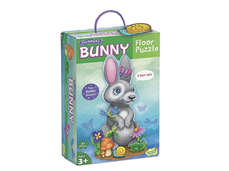 Bunny Shimmery 41 Piece Giant Floor Puzzle