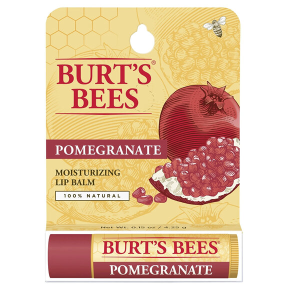 Burt's Bees Pomegranate Moisturising Lip Balm