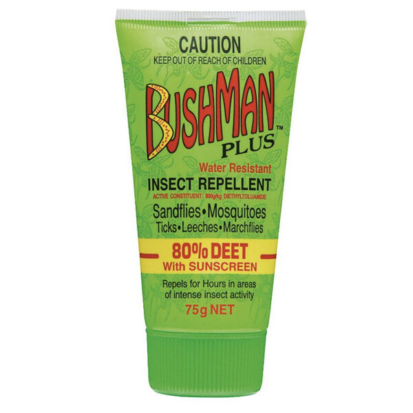 BUSHMAN Plus Insect Repellant Dry Gel + Sunscreen 80% 75g