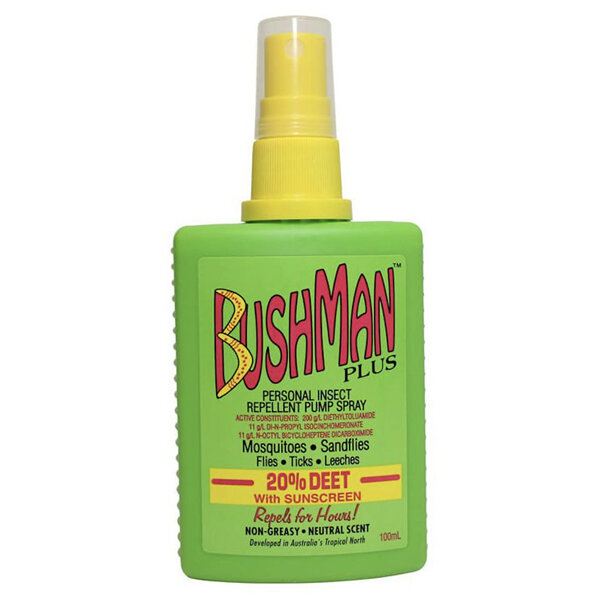 BUSHMAN Plus Insect Repellant Pump Spray 100ml