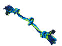 BUSTER Colour Dental Rope Dog Toy Blue/Lime