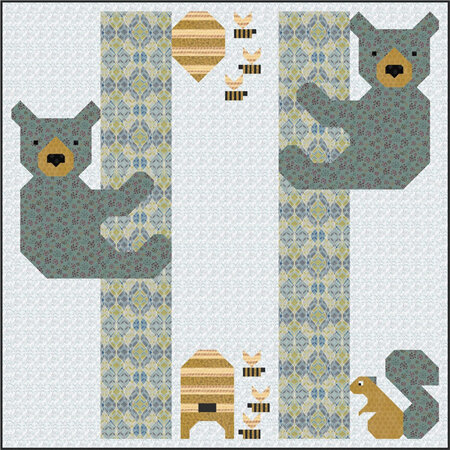 Busy Bears & Bees Quilt Pattern from Sew Fresh Quilts