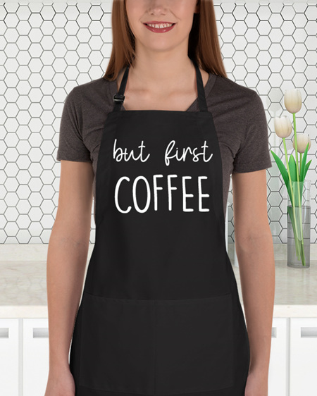 But First Coffee Funny Apron
