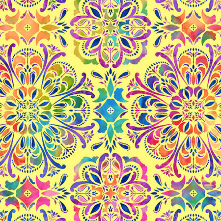 Butterfly Paradise - Mandala - Lemon