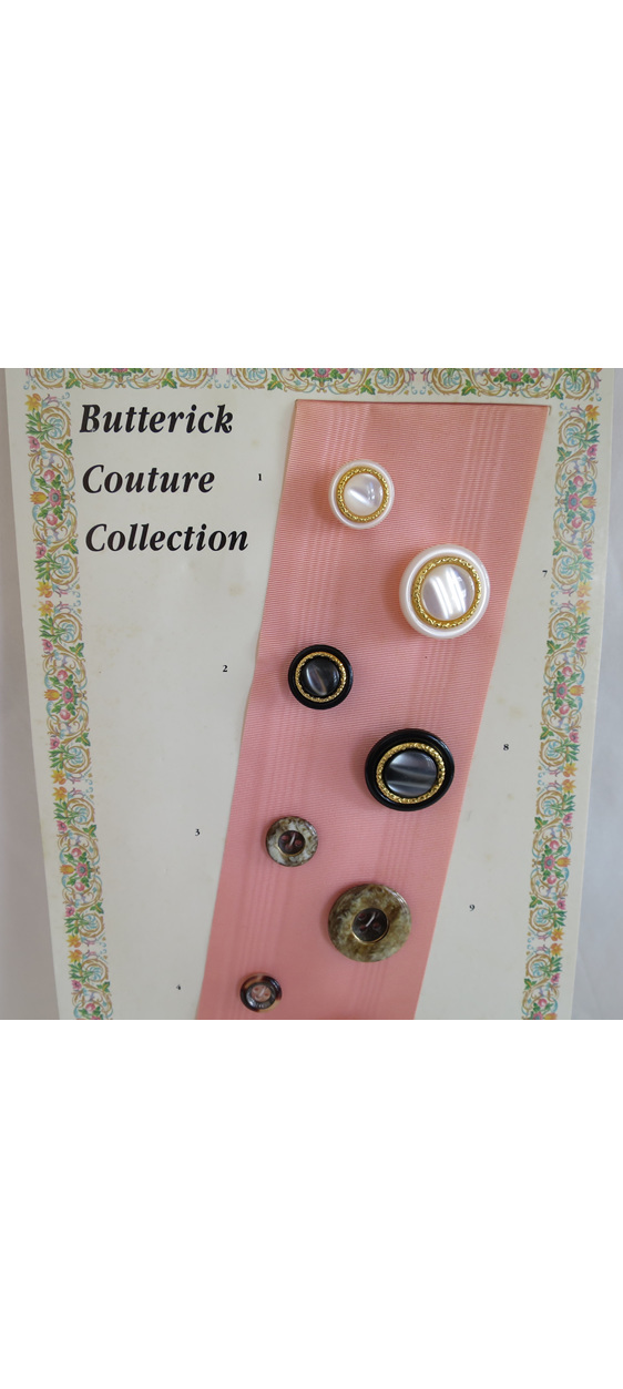 Butterick button card