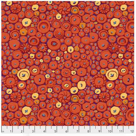 Button Mosaic Orange PWGP182112