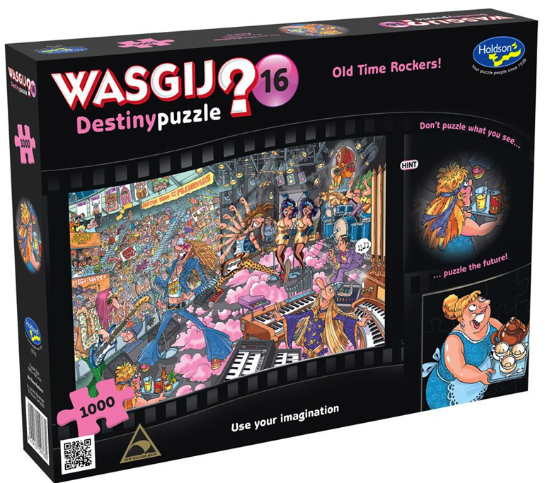 Buy Holdson Wasjig 1000 piece puzzle Old Time Rockers at www.puzzlesnz.co.nz