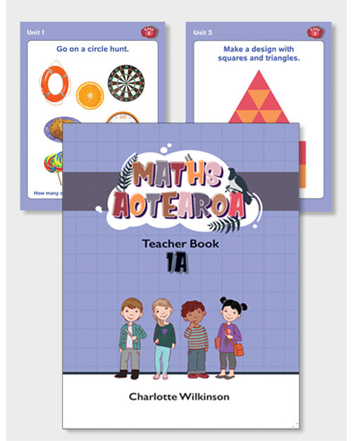 Buy online from Edify. Maths Aotearoa 1a Teacher Book and Activity Cards Pack