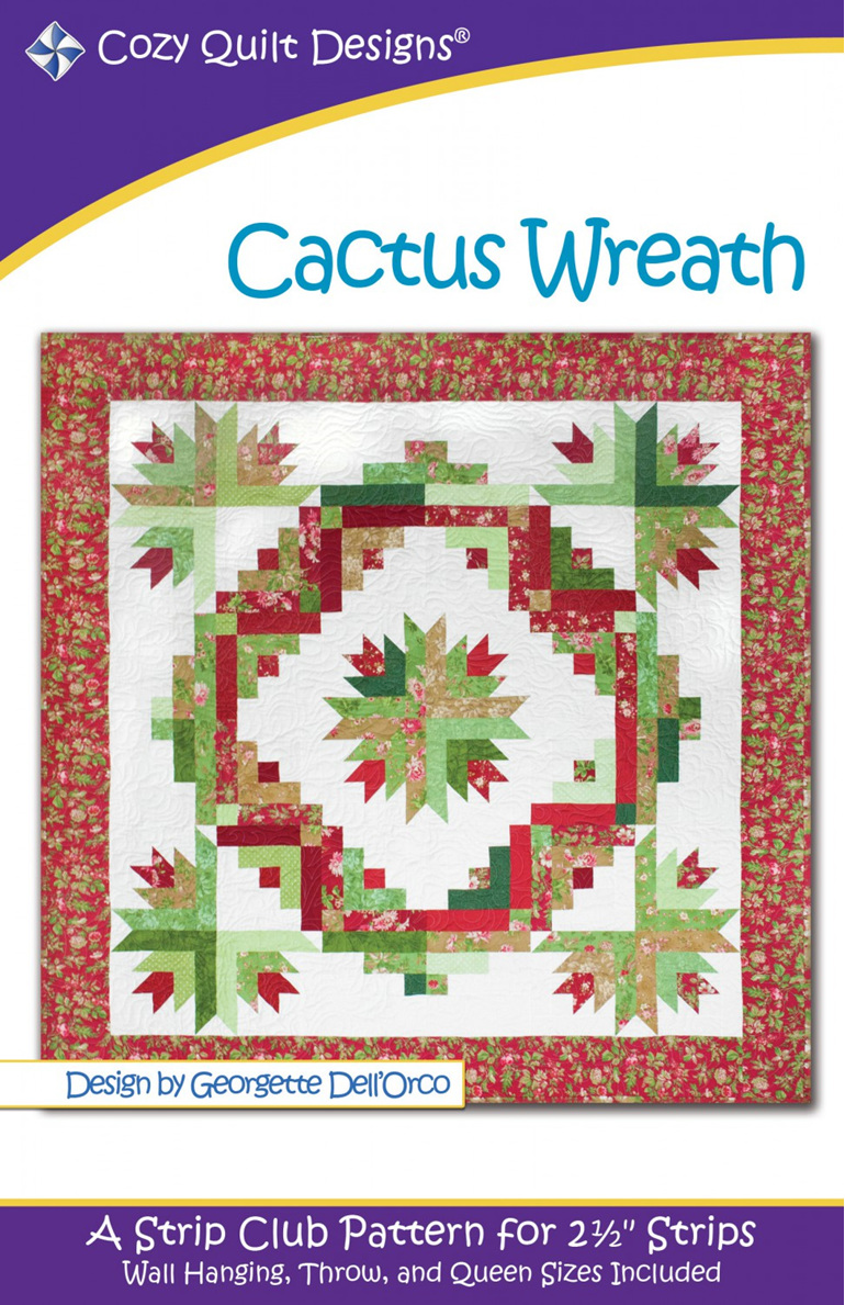 Cactus Wreath Quilt Pattern