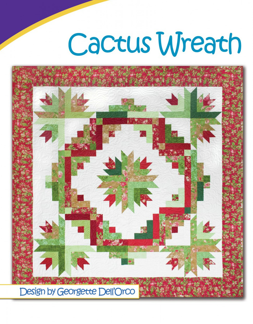 Cactus Wreath from Cozy Quilt Designs
