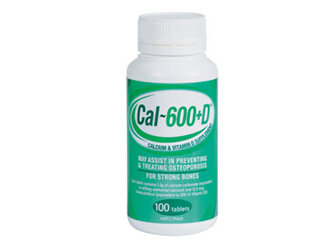 CAL 600 + D TAB 100 (CALCIUM + VIT D)