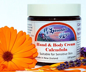 Calendula hand and body cream by Lavender Magic, New Zealand