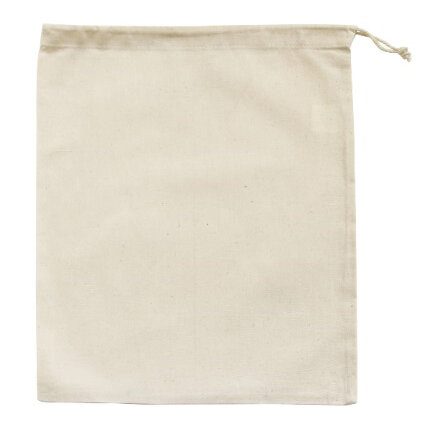 Calico Cotton Drawstring Bag (Large)