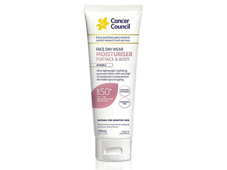 CAN/C FACE & BODY MOISTURISER SPF50 150