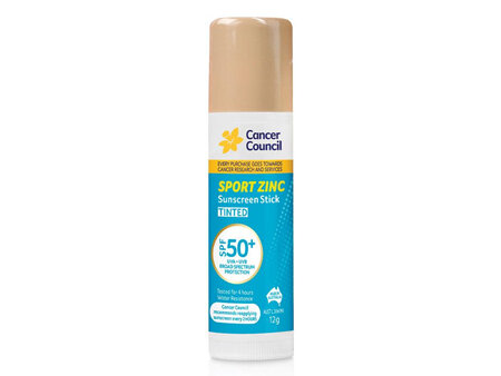 Cancer Council Sport Zinc Stick Tinted SPF50+ 12g