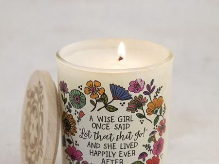 Candle A wise girl