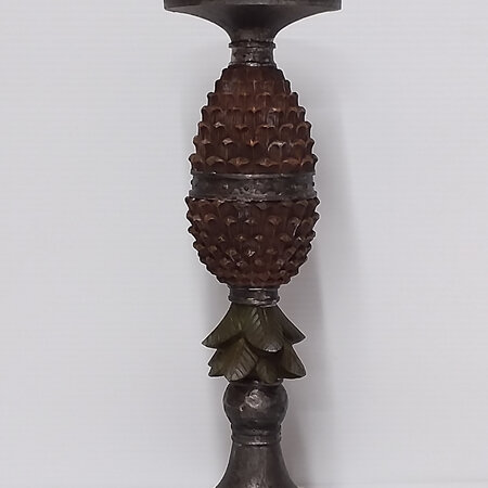 Candle Holder Single Pinecone Large 3056