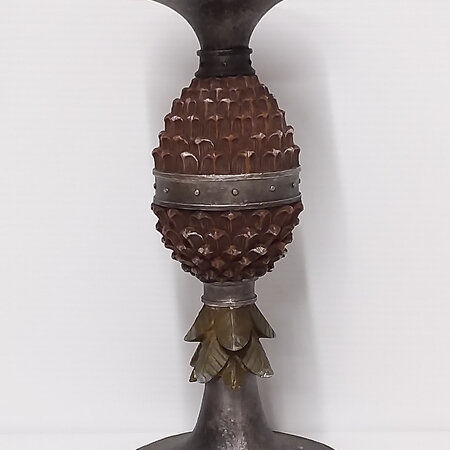 Candle Holder Single Pinecone Small  3055