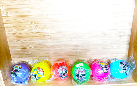 candy skull bounce balls