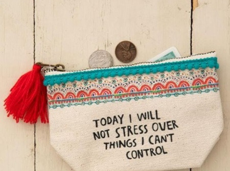 Canvas Pouch Mini I Will Not Stress