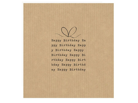Card Happy Birthday Present Text