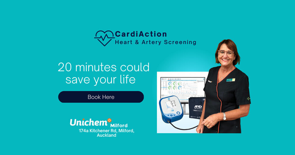 CardiAction Heart & Artery Screening Service at Unichem Pharmacy Milford