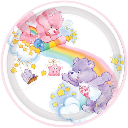 Care Bears paper plates x 8