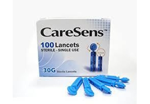 Caresens 30g sterile lancets 100