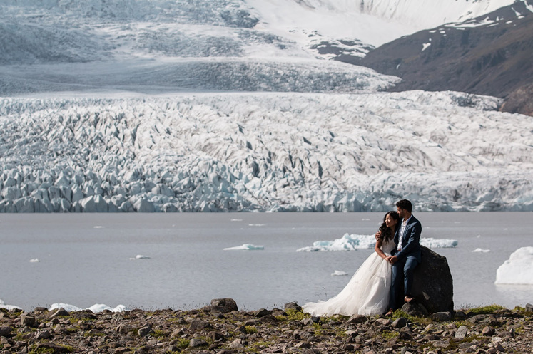 Carl & Evelyn's Iceland iceberg inspired engagement ring