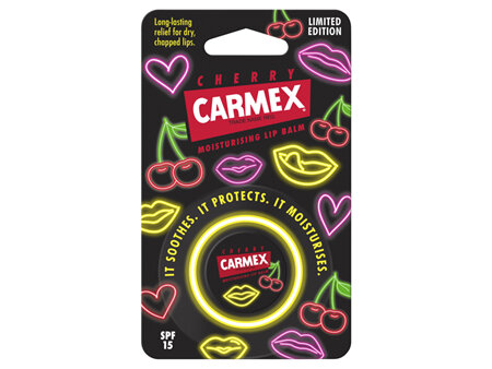 Carmex Lip Balm Neon Cherry Jar SPF15 7.5g