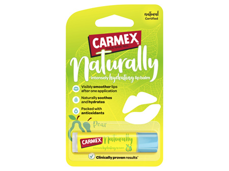 CARMEX NATURALLY INTENSELY HYDRATING LIP BALM PEAR