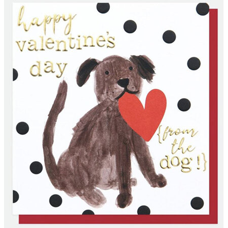 Caroline Gardner Happy Valentine's Day from the Dog