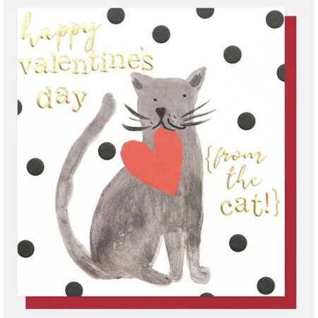 Caroline Gardner Happy Valentine's from the Cat