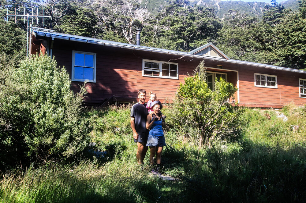 carrington hut with kids nz