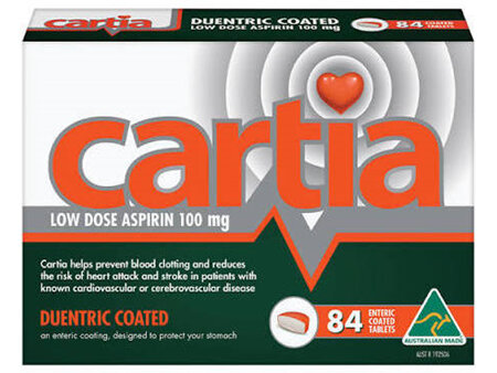 CARTIA TAB-EC 100MG 84