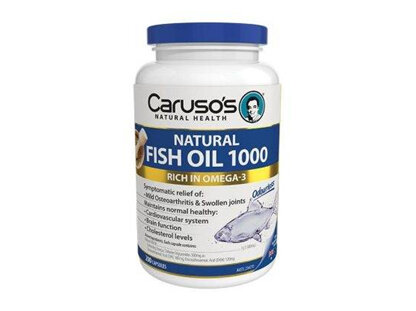 CARUSO NATURAL FISH OIL 1000 200CAPS